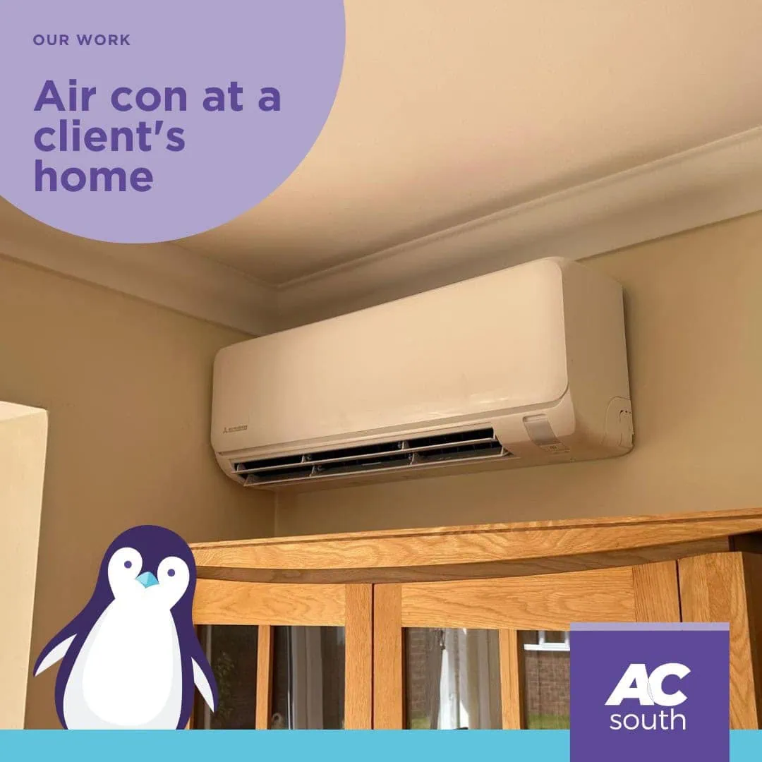 Air con at a client's home